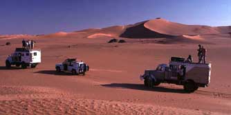 Wste, Ost-Sahara, Libyen: Geographie-Exkursion - Mit Expeditions-LKWs durch die Sanddnen